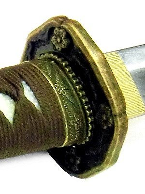 大日本帝国军刀 铁鞘 村田刀?陆军大刀 军茶柄