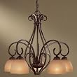 Minka Caspian 5 Light Golden Bronze Chandelier 726-355