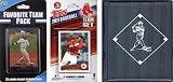 MLB Boston Red Sox Licensed 2011 Topps Team Set and Favorite Player Trading Cards Plus Storage Album