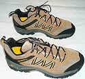 Mens' Merrell Taupe brown leater lace up shoes. UK