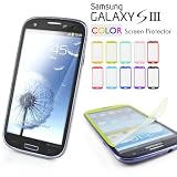 Mercury Color Screen Protector for Samsung Galaxy S3 GT-i9300 - Fits Verizon, AT and T, T-Mobile, Sprint - Black