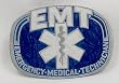 EMT (Occupation) Enamel Pewter Buckle