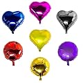 Mememall Fashion Wholesale 18" Round & Heart Shaped Helium Mylar Foil Balloon Party Supply