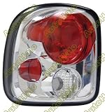99-02 CHEVY SILVERADO STEPSIDE // 99-03 GMC SIERRA STEPSIDE EURO ALTEZZA TAIL LIGHTS - CHROME - KS