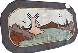 An Interesting Antique Folk Art American Hooked Rug 