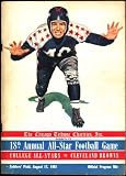 Football Game Program Cleveland Browns vs College All-Stars 1951 Soldier's Field