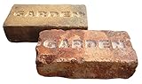文字入りレンガ 刻印 レンガ 【GARDEN （アルファベット）６個入り】 アンティークレンガ （ 耐火レンガ ） 。 古レンガ 煉瓦 。