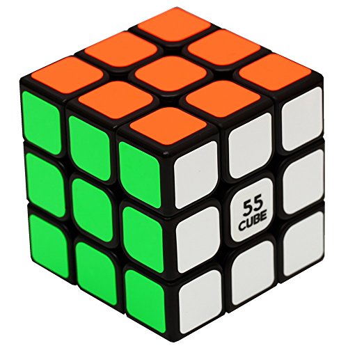 55cube-Anti-pop-Speed-Cube-Quicker-Easier-More-Precisely-Than-Original-Speed-Cube-Super-durable-Vivid-Color-3x3-Puzzle-Cube-3-Layer-Speed-Cube-22-Black-100-Money-Back-Guarantee