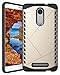 Xiaomi Redmi Note 3 / Note3 Case, Helianton [Drop Protection] Dual Layer Hard PC Cover + TPU Silicone Hybrid [Shock Absorption] Thin Bumper Protective Fit Case (Armor Gold)