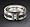 Triton Titanium 18 kt White Gold and Diamond Wedding Band 21-2223T