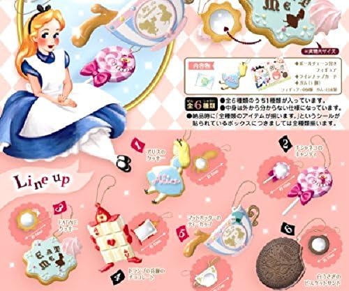 Alice in Wonderland mirror mascot Disney Candy Re-Ment (all six Furukonpu set)