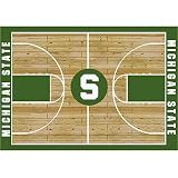 Milliken Michigan State Basketball 4 x 5 MIchigan State Area Rug
