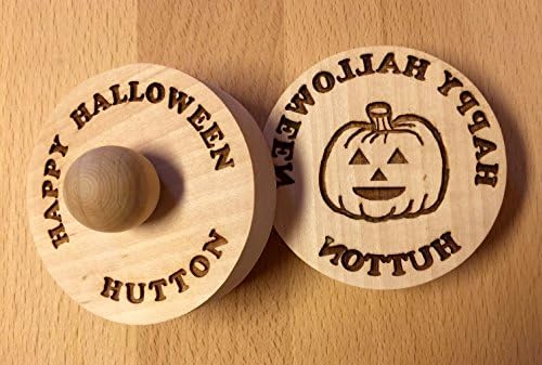 Engraved Personalized Halloween Cookie Stamp
