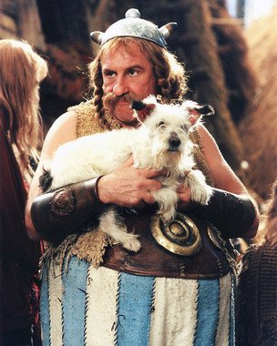 AST?RIX & OB?LIX: MISSION CL?OP?TRE - LE COMANKONAF? G?RARD DEPARDIEU 16X20 PHOTO