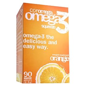 Click here to buy Coromega Omega-3 Dietary Supplement, Orange Flavor Packets - 28 ea by Coromega.