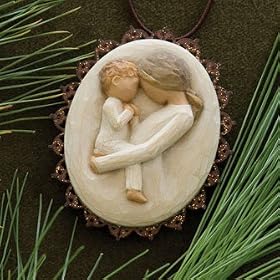 Willow Tree Tenderness metal edged ornament - 26214