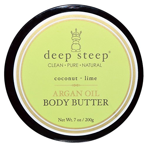 Deep Steep, Argan Oil Body Butter, Coconut - Lime, 7 oz (200 g)
