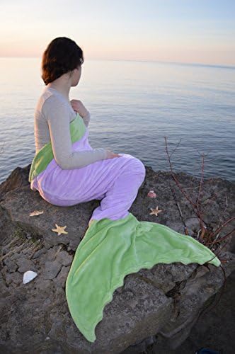 Adult / Teen Mermaid Tail Blanket in 5 Different Colors Super Soft Best Gift ever