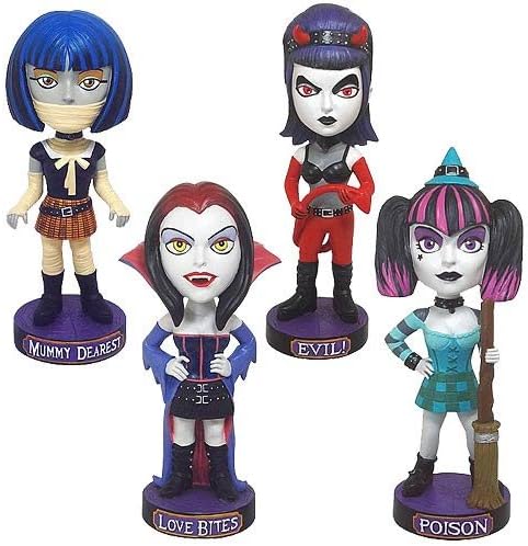 Goth Halloween Bobble Head Super Bundle
