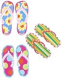 FLIP FLOPS beach sandals WALLIES wallpaper cutout 25 pc