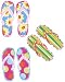 FLIP FLOPS beach sandals WALLIES wallpaper cutout 25 pc
