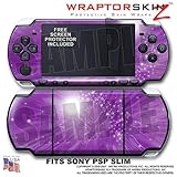 Stardust Purple WraptorSkinz Skin and Screen Protector Kit fits Sony PSP Sl ....