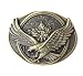 Eagle in Flight Belt Buckle - Bronze Color