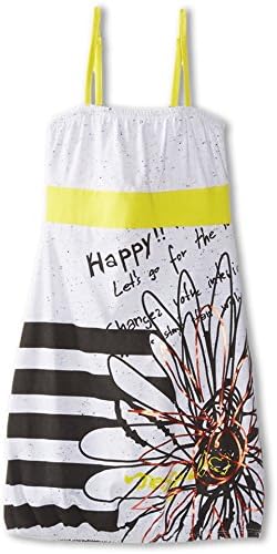 Desigual Kids Girl's Scotia Dress (Little Kids/Big Kids) Blanco Dress 5/6 (Little Kids)