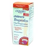 Equate Children's Ibuprofen Pain Reliever/Fever Reducer, Oral Suspension, Bubble Gum Flavor 4 Oz