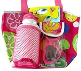 Looney Tunes Tweety Bird Tote Bag w/ Bottle and Sunglasses (Pink color)