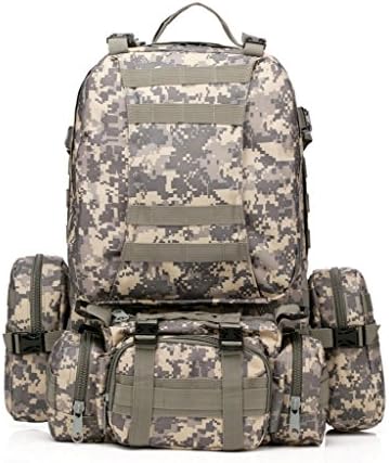 50L Large Molle Tactical Assault Outdoor Military Rucksacks Backpack Camping Bag in