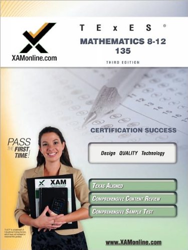 TExES Mathematics 8-12 135 Teacher Certification Test Prep Study Guide (text only) 3rd (Third) edition by S. A Wynne