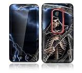 The Reaper Skull Design Decorative Skin Cover Decal Sticker for HTC Evo 3D Cell Phone