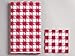 Plastic Tablecovers, Red Gingham Pattern, 54 x 108