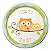 Creative Converting Happi Tree Sweet Baby Boy Round Dessert Plates, 8 Count