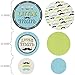 Big Dot of Happiness - Dashing Little Man Mustache Party - Baby Shower or Birthday Party Giant Circle Confetti - Party Decorations - Large Confetti 27 Count