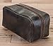 Harris Luxury Leather Dopp Kit Shaving Toiletry Travel Bag