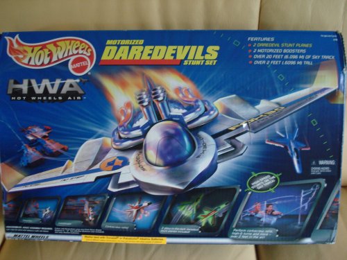  Mattel Hot Wheels Motorized Daredevils Stunt Set HWA Hot Wheels Air Planes
