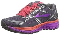 Brooks Women's Ghost 8 Anthracite/Purple Cactus Flower/Dubarry Sneaker 5.5 B (M)
