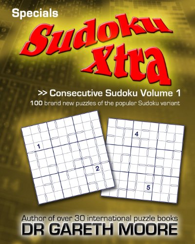 Download Consecutive Sudoku Volume 1 Sudoku Xtra Specials Pdf By Dr 
