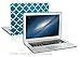 TopCase Quatrefoil / Moroccan Trellis Aqua Blue Ultra Slim Light Weight Rubberized Hard Case Cover for Macbook Air 13