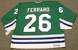 RAY FERRARO Hartford Whalers 1989 CCM Throwback Away NHL Hockey Jersey, 2XL