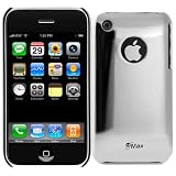 GTMax Chrome Red Durable Slim Fit Back Cover Case for Apple Iphone 3Gs 3G S, 3G Smartphone