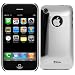 GTMax Chrome Red Durable Slim Fit Back Cover Case for Apple Iphone 3Gs 3G S, 3G Smartphone