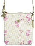 Coach Waverly Butterfly Signature Swingpack PVC Bag Parchment