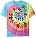Grateful Dead Men's Spiral Bears Tie Dye T-shirt Multi