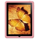 Amzer Silicone Skin Jelly Case for Apple iPad Tablet,(Baby Pink)