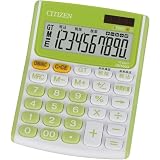 シチズン カラー電卓(10桁表示) グリーン DM100G