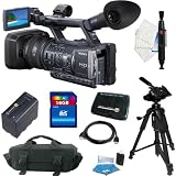 Sony HDR-AX2000 HDRAX2000 Handycam camcorder + Original Sony NP-F970 Info-Lithium Battery Pack (6600mAh) + 16GB Premium Accessory Kit