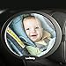 Baby Back Seat Mirror - Free Car Sun Shades 2 Pack - Baby Car Mirror Rear Facing for Headrest